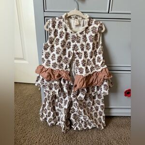 Little cotton clothes top and pants